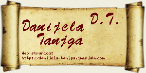 Danijela Tanjga vizit kartica